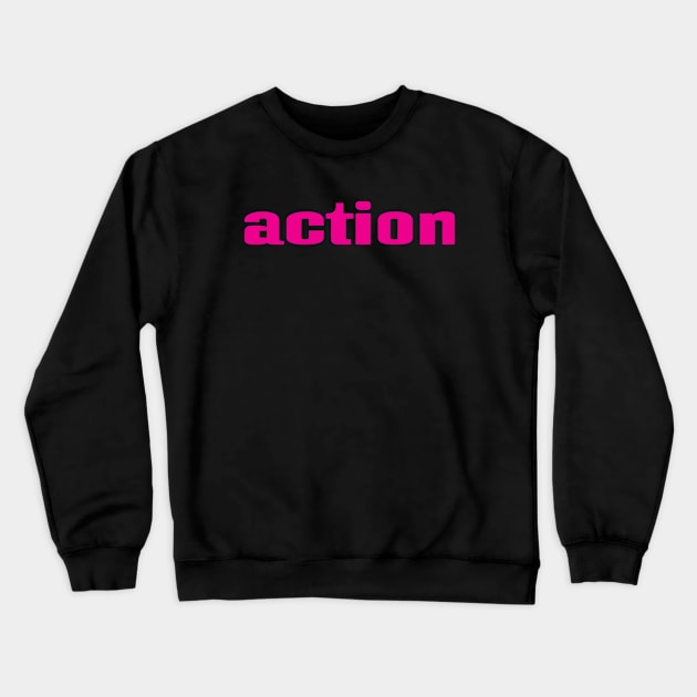 Action Crewneck Sweatshirt by ProjectX23Red